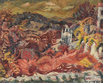 MĘDRZYCKI Maurycy (MENDJIZKI Maurice) | La Colombe d'or à Saint Paul de Vence, ok. 1922