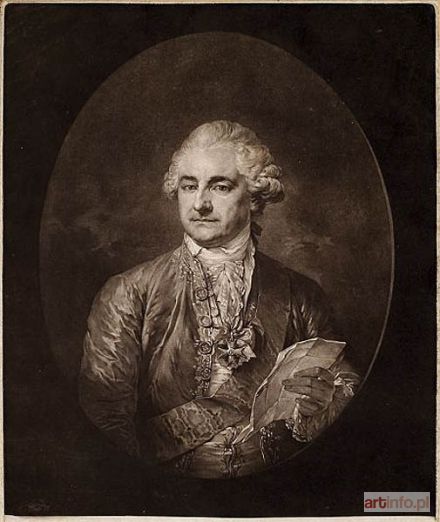 PICHLER Johann Peter | Stanisław August Poniatowski (Portret króla z dokumentem, być może tekstem Ustawy Konstytucyjnej 3 maja), po 1791