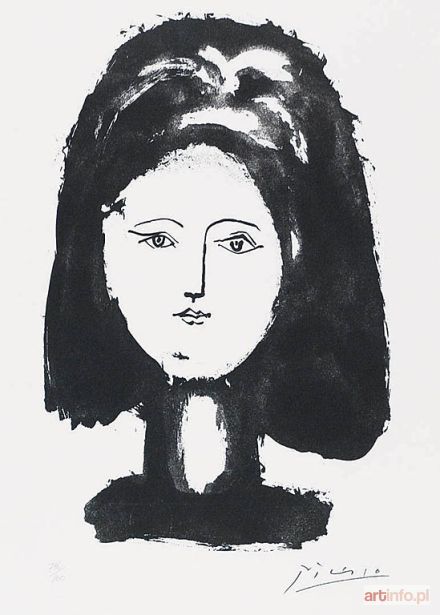 PICASSO Pablo | Portret kobiety - z cyklu Gongora [Visage de femme a la chevelure]