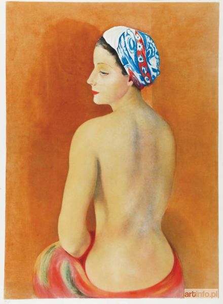 KISLING Mojżesz | Akt w turbanie (Nu au turban), 1952