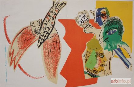 CHAGALL Marc | Kompozycja (XXe Siècle, 1966, Mourlot #470)