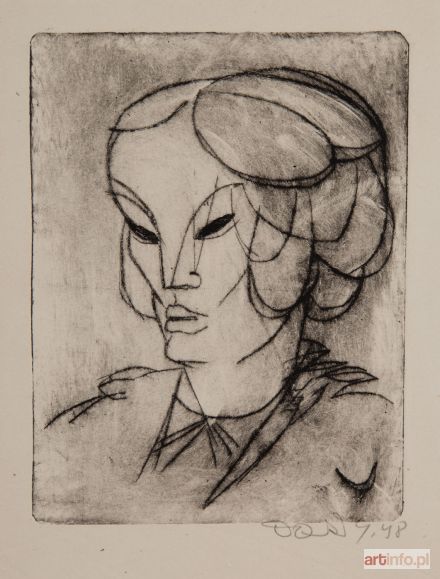 DAWSKI Stanisław | Portret kobiety, 1948 r.