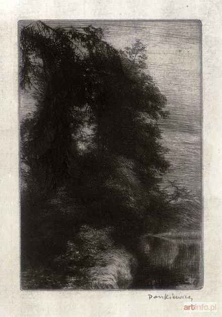 PANKIEWICZ Józef | Aleja nad wodą (w Duboju), 1896