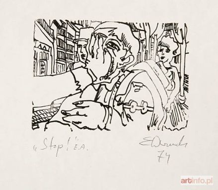 DWURNIK Edward | Stop!, 1974 r.