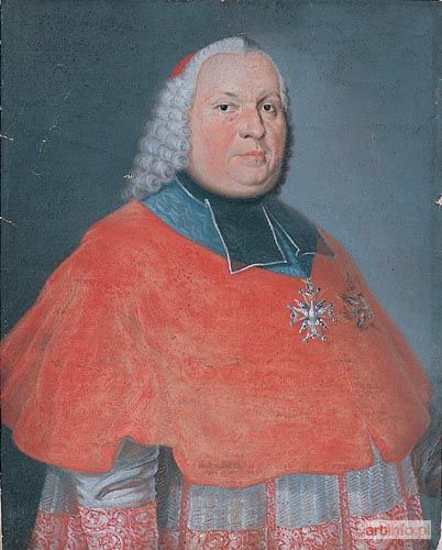 BALDŹWIŃSKI Ksawery | PORTRTET PRYMASA ADAMA KOMOROWSKIEGO (1699-1759), 1761-64