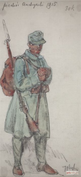 RYBKOWSKI Tadeusz | Piechur austriacki, 1915