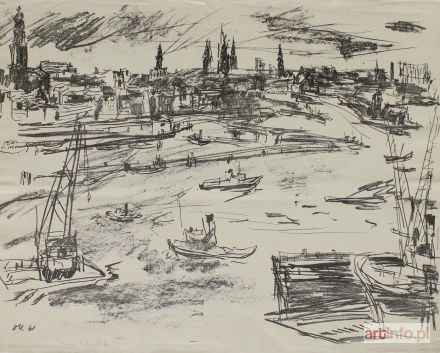 KOKOSCHKA Oskar | Port w Hamburgu (1961)