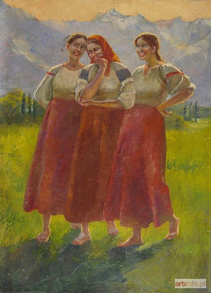 SZYMANOWSKI Wacław | TRZY GÓRALKI, ok. 1920