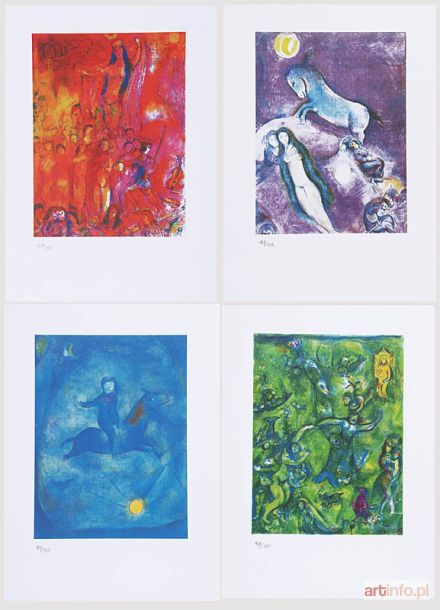 CHAGALL Marc | Zestaw litografii barwnych - 13 plansz