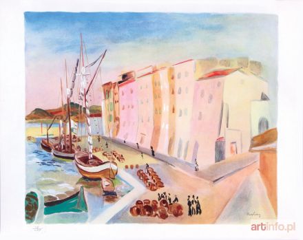 KISLING Mojżesz | Port w Saint Tropez