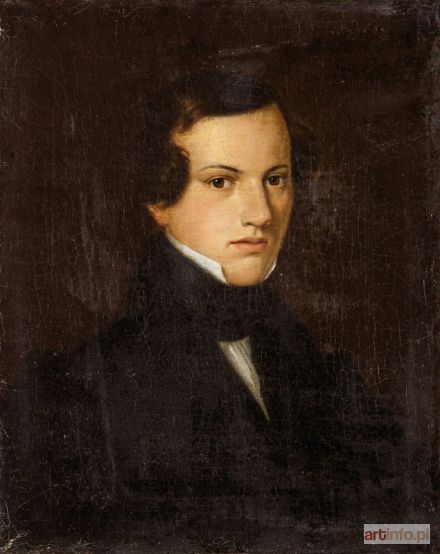 MALARZ nierozpoznany | PORTRET MŁODEGO MĘŻCZYZNY, ok. 1830