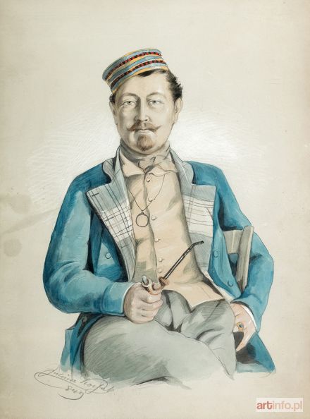 KOSSAK Juliusz | Portret Adama Hr. Potockiego z Buczacza, 1849 r.