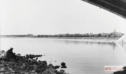 CZARNECKI Janusz | Untitled (Warsaw panorama seen from under the Śląsko-Dąbrowski Bridge)