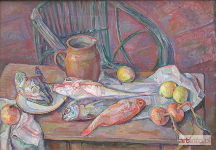 Lawecki Wojciech | Nature morte aux poissons