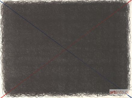 KOZŁOWSKI Jarosław | Drawing/Lithograph Fact Black-Blue-Red