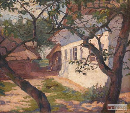 KWIATKOWSKI Ludwik | Pejzaż wiejski,1945