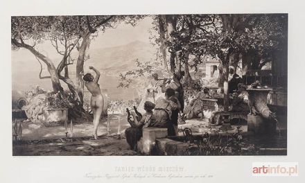 Taniec wśród mieczów według Henryka Siemiradzkiego