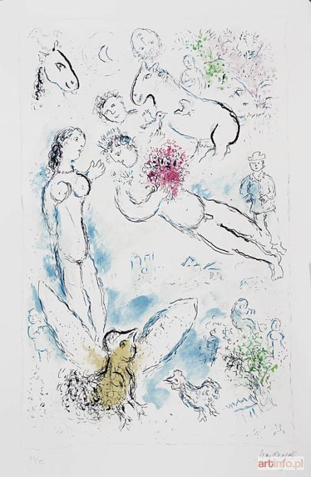 CHAGALL Marc | L`envolée magique, (Magiczny lot), 1980