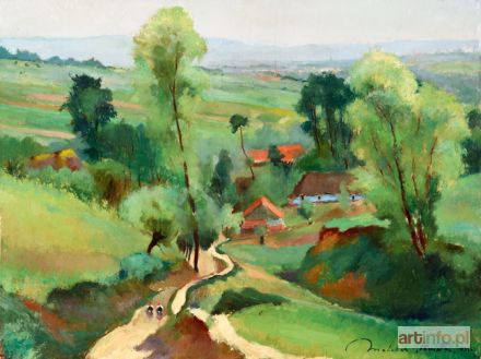 MALCHER Stanisław | PEJZAŻ z TROJANOWIC [k. Krakowa], 1935