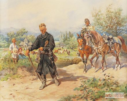 KOSSAK Juliusz | Ostatni z Nieczujów na pielgrzymce, 1887