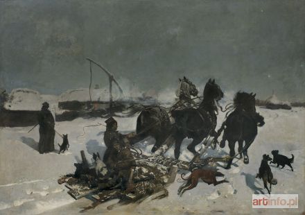 CHEŁMOŃSKI Józef | NOC KSIĘŻYCOWA, 1876