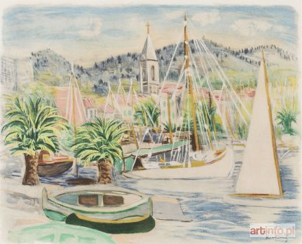 KISLING Mojżesz | Port (Ilustracja do: Jean Giono, Provence, Paris), 1954