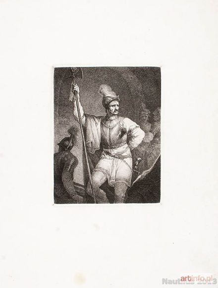 PŁOŃSKI Michał | Rycerz w zbroi, 1802