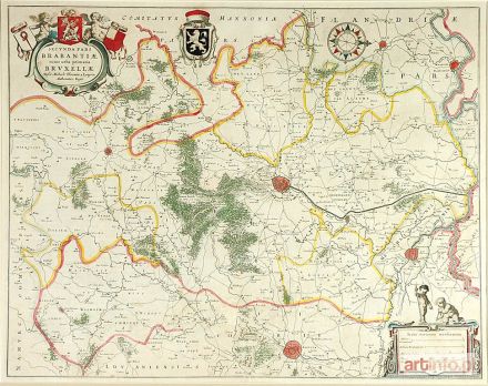 FLORENTIUS van LANGREN Michael | Mapa Brabancji