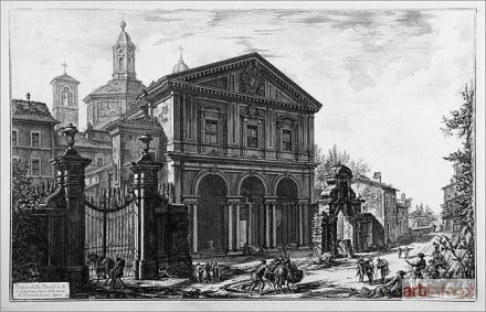 PIRANESI Giovanni Battista (Giambattista) | Veduta della Basilica di S. Sebastiano fuori delle mura,