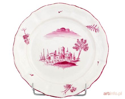 Talerz dekoracyjny, Prószków, okres Jana Leopolda Gotlieba (1783 – 1812)