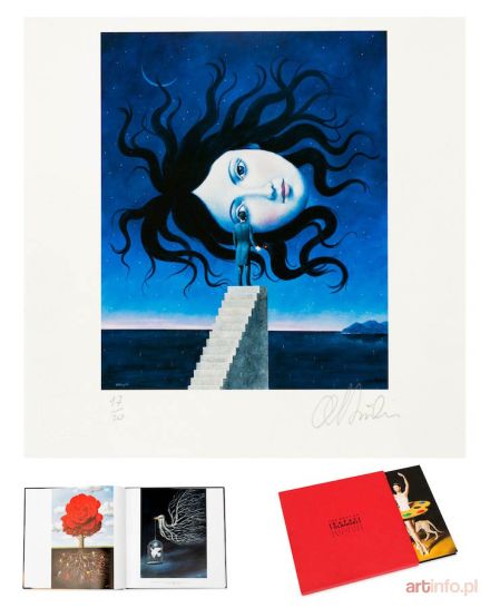 OLBIŃSKI Rafał | Eye of the Medusa II, 2017, wraz z albumem kolekcjonerskim The Best of Rafał Olbiński, The Collector's Edition