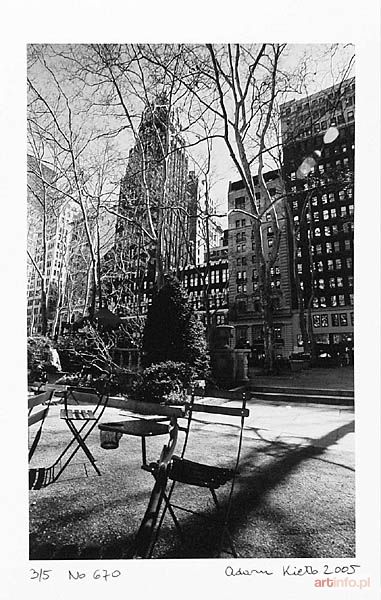 KIEŁB Adam | Nowy Jork. Bryant Park, 2005