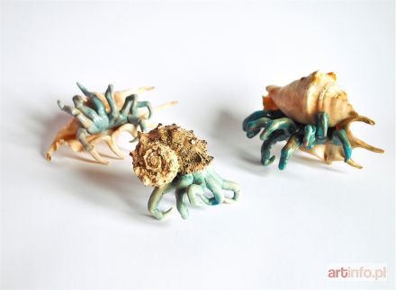 ŚLIWA Aneta | Kraby w muszlach w błękicie, 2017