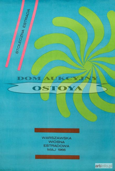 MŁODOŻENIEC Jan | Plakat WARSZAWSKA WIOSNA ESTRADOWA, 1966