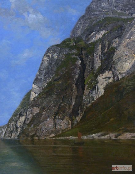 SCHWEITZER Adolf | Fiord, 1880 r.