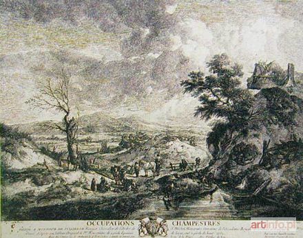 MOYREAU Jean | Prace w polu, Paryż 1752