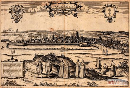 HOGENBERG Franz | Panorama Gdańska z Grodziska, 1575