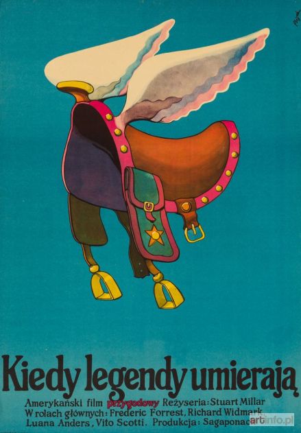 FLISAK Jerzy | Plakat do filmu KIEDY LEGENDY UMIERAJĄ, 1974