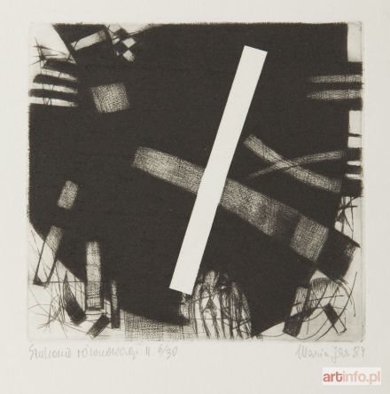 ŁUSZCZKIEWICZ-JASTRZĘBSKA Maria | Szukanie równowagi II, 1984 r.