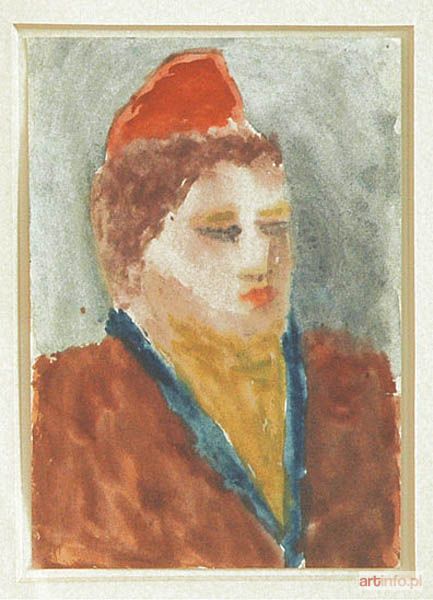 NOWOSIELSKI Jerzy | Portret (na odwrocie Postać), 1945