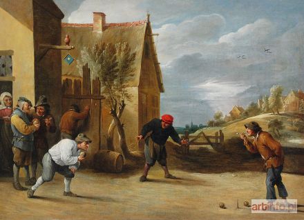 TENIERS II David mł. | Scena rodzajowa z grą w bule