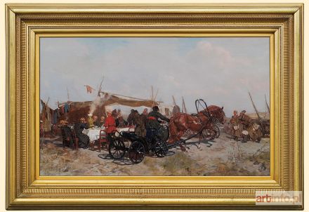 CHEŁMOŃSKI Józef | JARMARK NA KRESACH, 1883