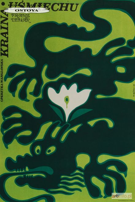 GÓRKA Wiktor | Plakat FRANZ LEHAR, KRAINA UŚMIECHU, 1969