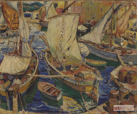 MUTER Mela (Mutermilch Maria Melania) | Port w St. Tropez, ok. 1921