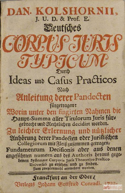 KOLSHORN Daniel | DEUTSCHES CORPUS IURIS TYPICUM,