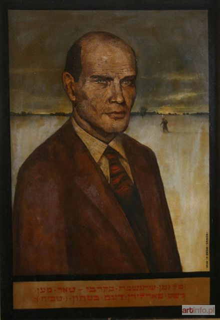 DUDA-GRACZ Jerzy | Portret mężczyzny, 1968 r.