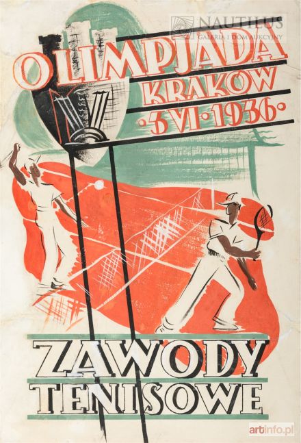 AUTOR nieznany | Zawody tenisowe, 1939