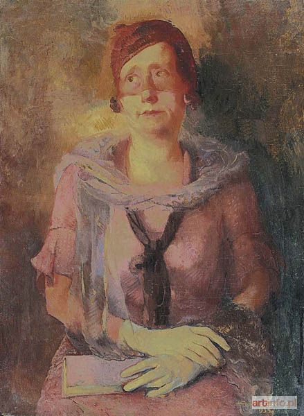 MICHALAK Antoni | PORTRET HELENY KLICHOWEJ W WOALCE, 1933