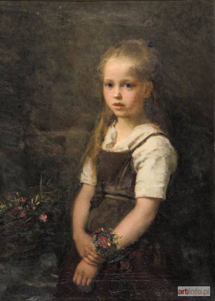 RAUDNITZ Albert | Mała kwiaciarka, 1873