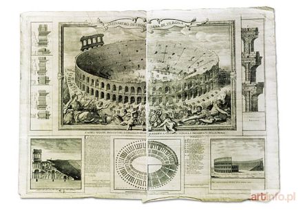 VALESI Dionigi | Amfiteatr - arena w Weronie (Anfiteatro detto l`Arena di Verona), 1744